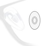 Monobloc silicone nose pads