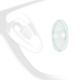 Monobloc silicone nose pads
