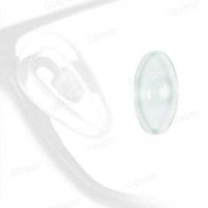 Monobloc silicone nose pads