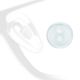 Monobloc silicone nose pads