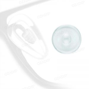 Monobloc silicone nose pads