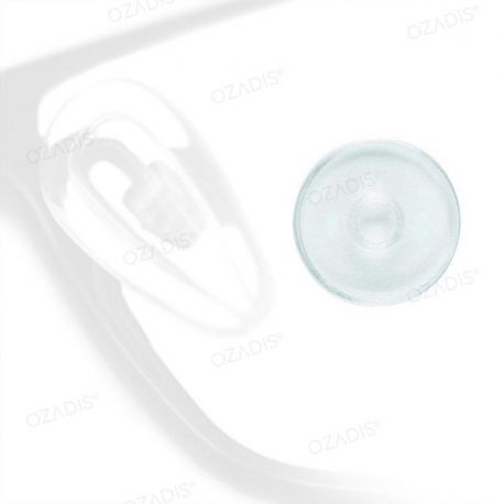 Monobloc silicone nose pads