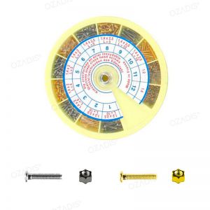 Cross head screws and nuts