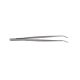 Tweezer with bentserrated points