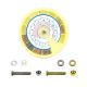Components for pierced lens mounting
