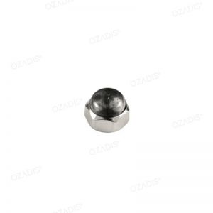 Hexagonal cap nuts - Silver
