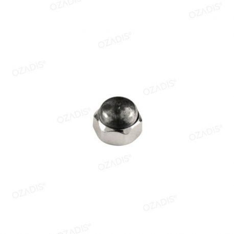 Hexagonal cap nuts - Silver