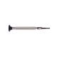 Screwdriver with double end blade