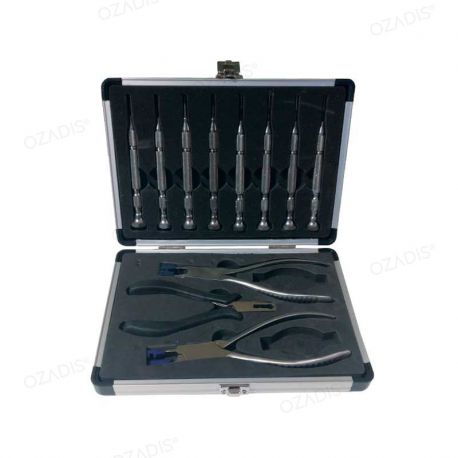 Coffret de tournevis, clés & pinces