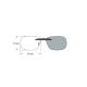 Standard sun clip 37 x 54mm