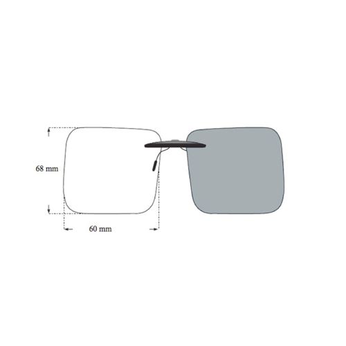 Standard sun clip 68 x 60mm | Sun clips / Faces