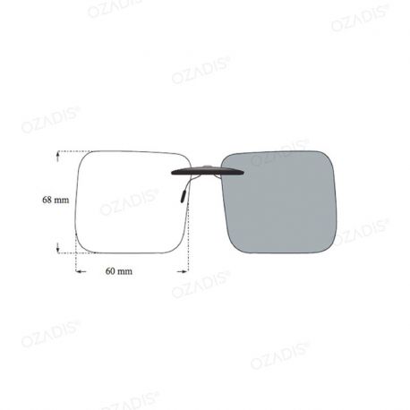 Standard sun clip 68 x 60mm