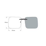 Clip solaire standard 68 x 60mm | Clips solaires / Faces