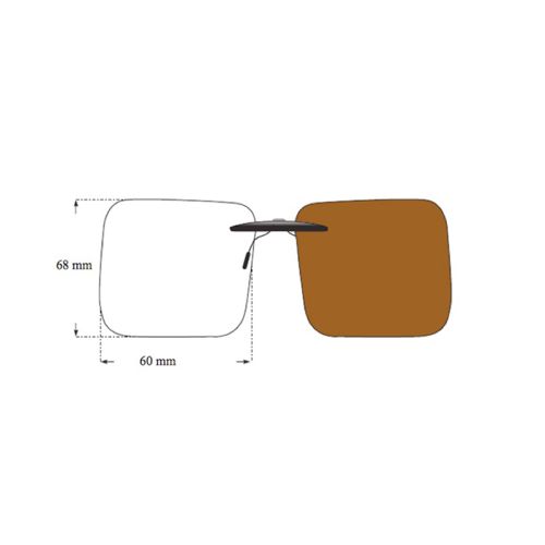 Clip solaire standard 68 x 60mm | Clips solaires / Faces