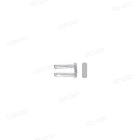 Double bushing for rimless frame