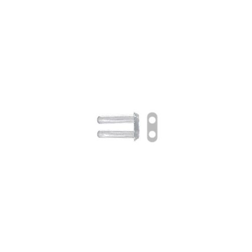 Double bushing for rimless frame