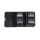 Pocket set of precision screwdrivers