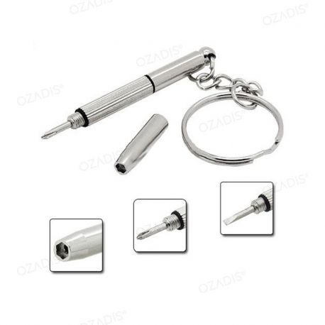 Screwdriver keychain 3 functions